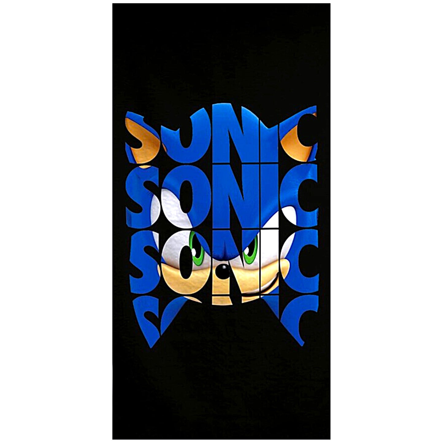 Sonic The Hedgehog Bade-/Strandtuch 70 x 140 cm