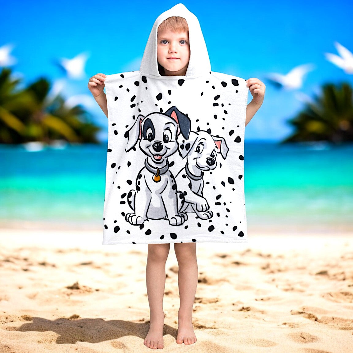 101 Dalmatiner Badeponcho 50 x 115 cm