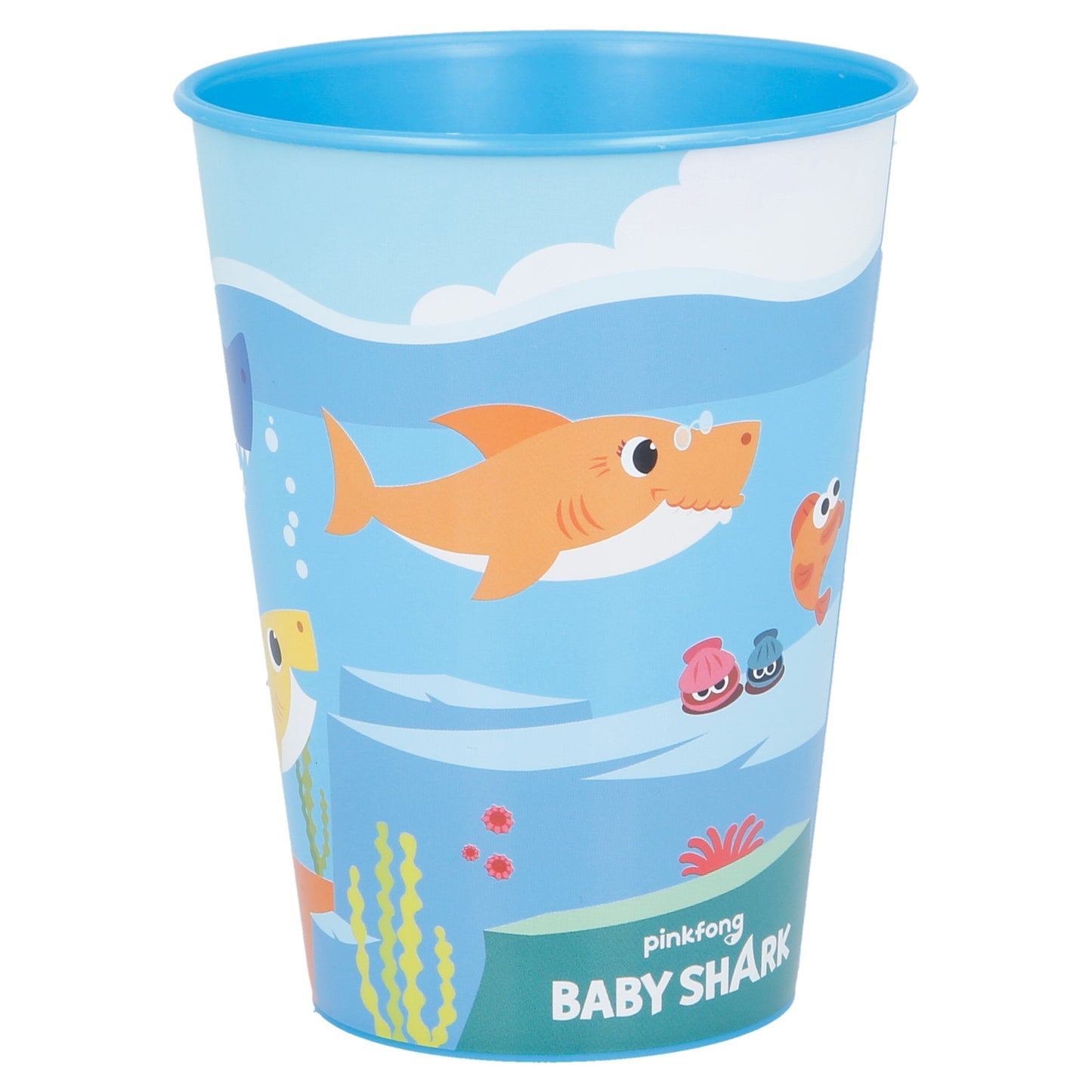10er Set Baby Shark Trinkbecher 260ml
