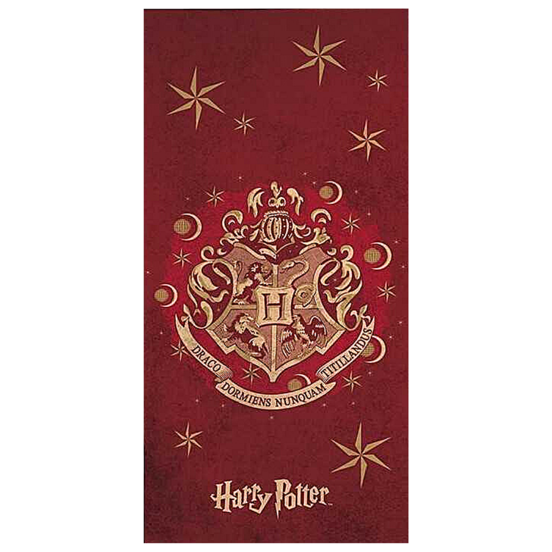 Harry Potter Badetuch in Dunkelrot 70 x 140 cm