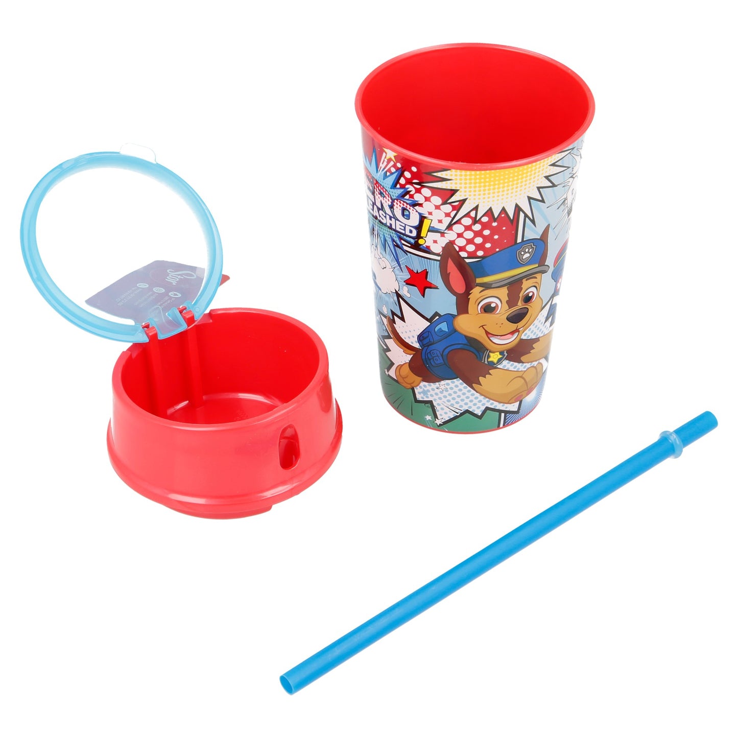 Paw Patrol 2 in 1 Trinkbecher 400 ml mit integriertem Snackfach