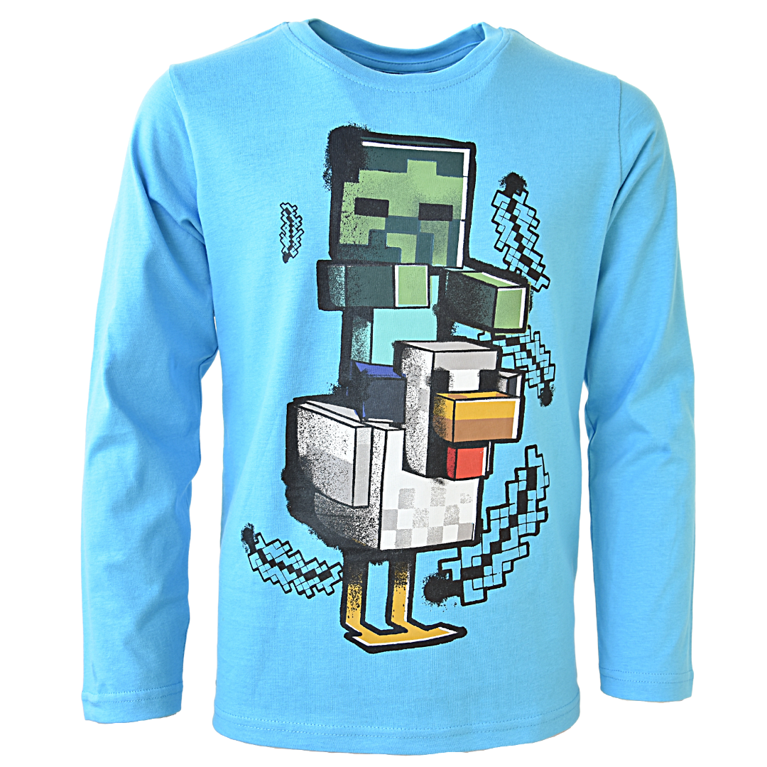 Minecraft Langarmshirt für Jungen
