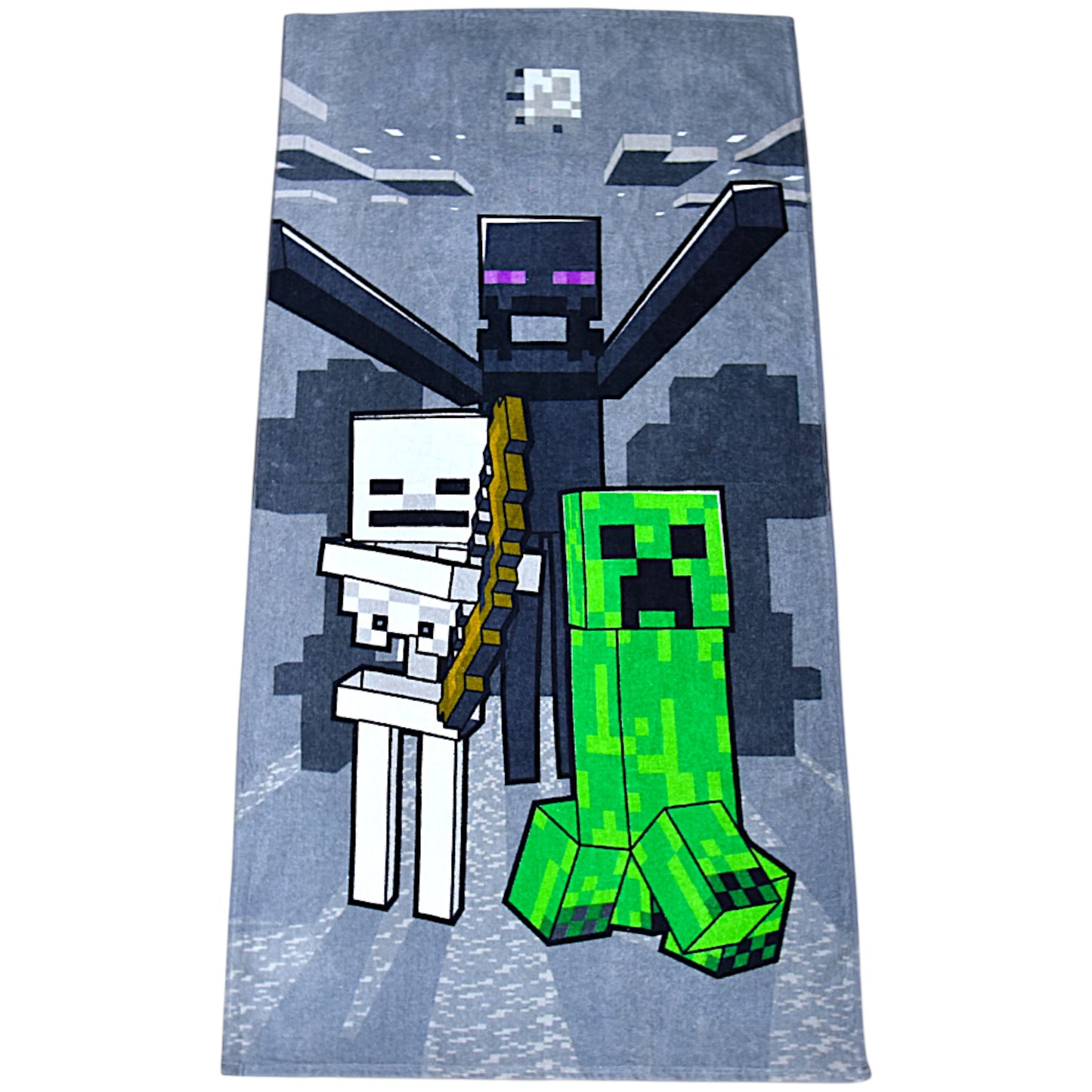 Minecraft Mob Attack Bade-/Strandtuch 70 x 140 cm
