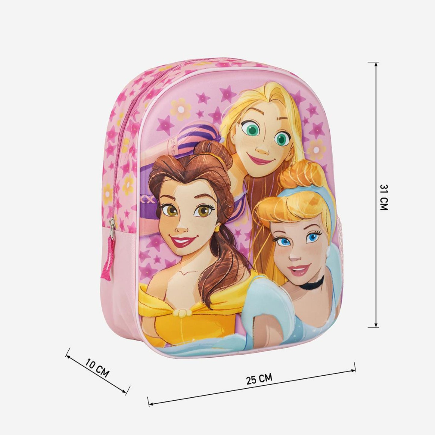 Disney Princess 3D Kinderrucksack 31x25x10 cm