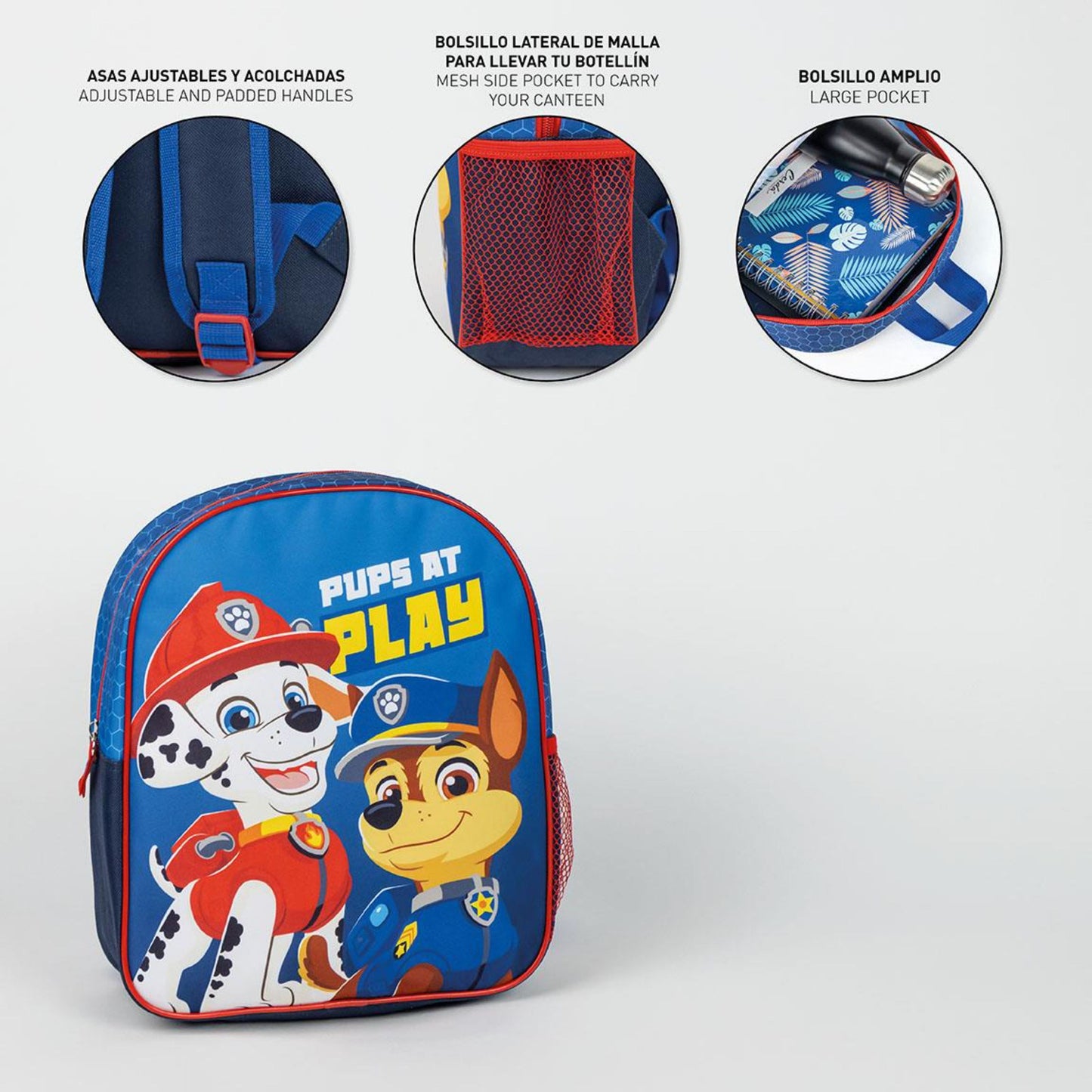 Paw Patrol Kinderrucksack 29x25x10 cm