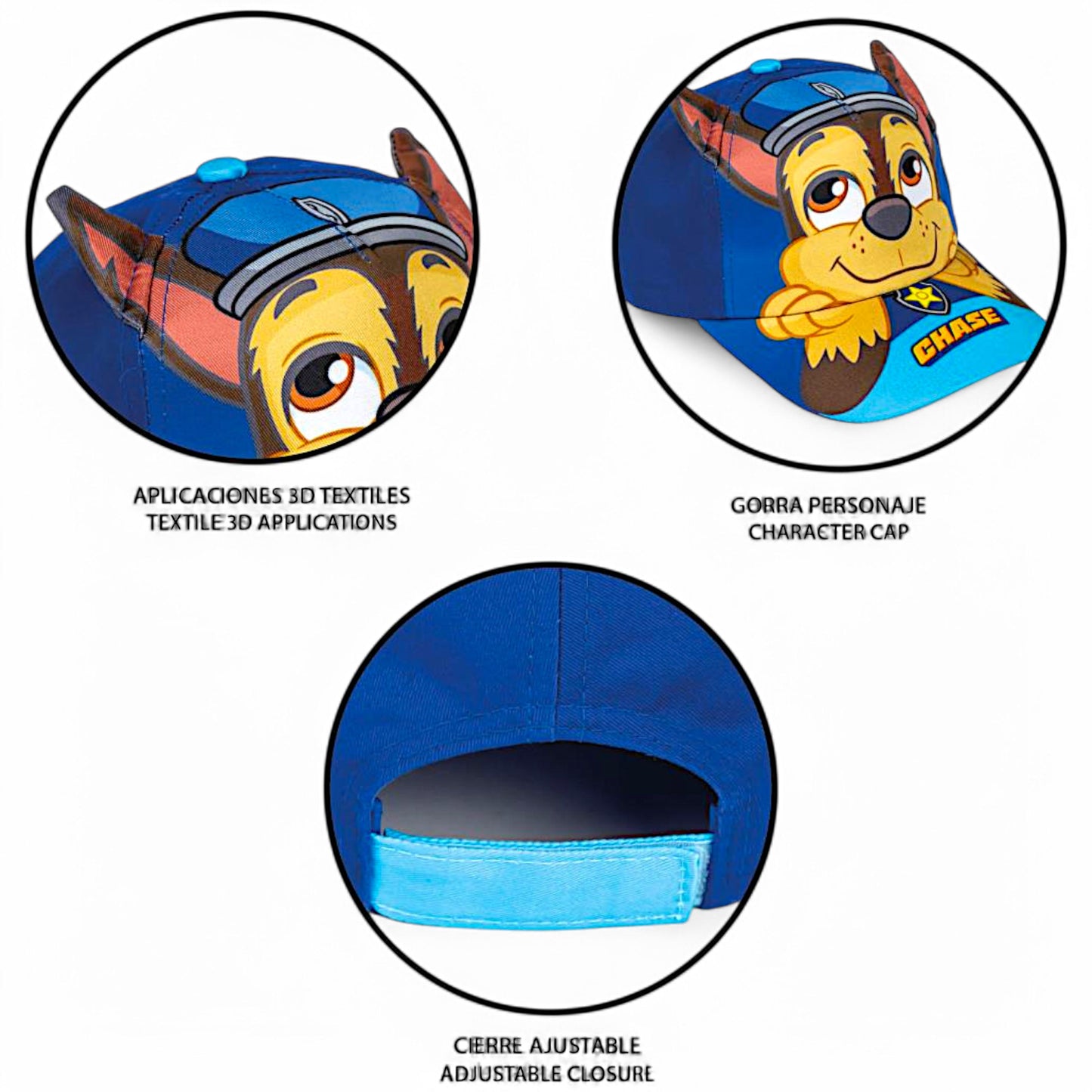 Paw Patrol Sommerkappe mit 3D Ohren