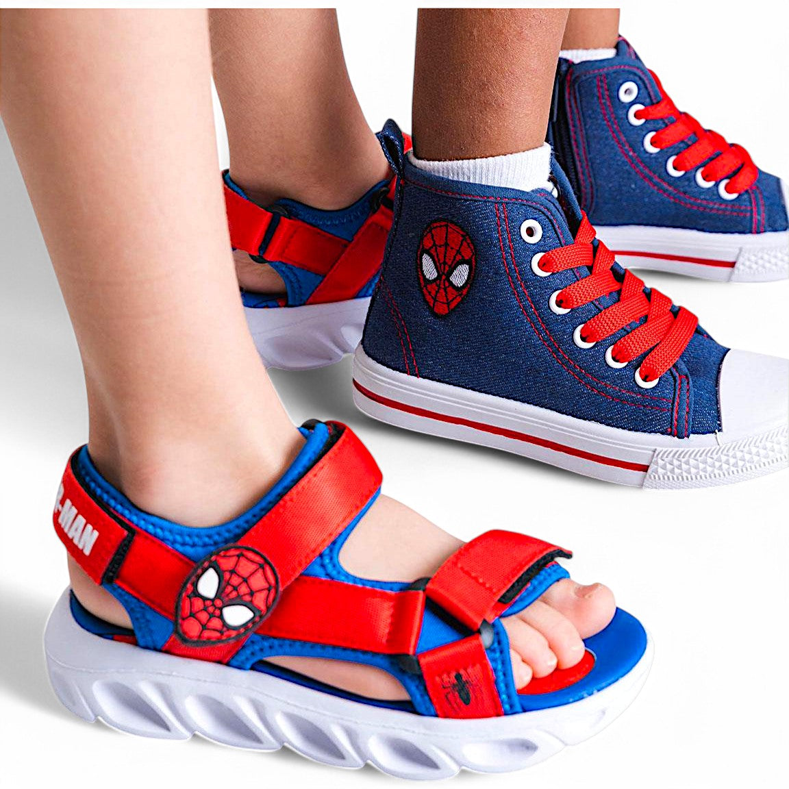 Spider-Man Sandalen mit Klettverschluss Gr. 24 - 31