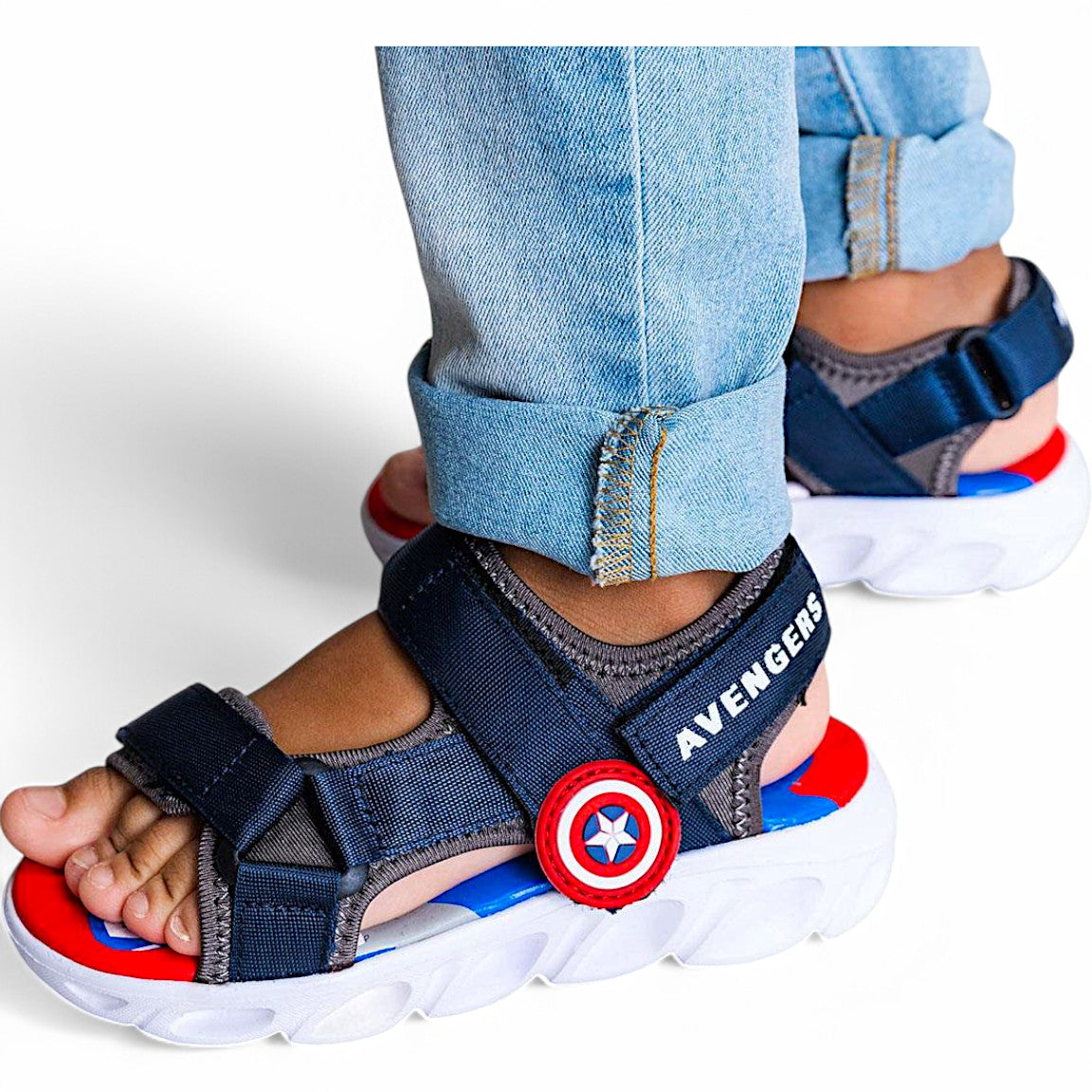 Captain America Sandalen mit Klettverschluss Gr. 25 - 32