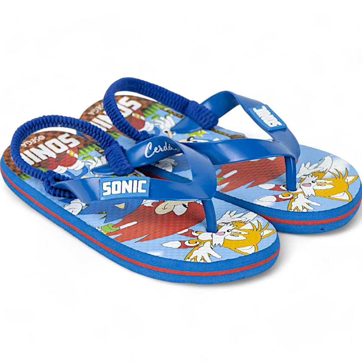 Sonic The Hedgehog Zehentrenner mit Riemchen Gr. 28 - 35
