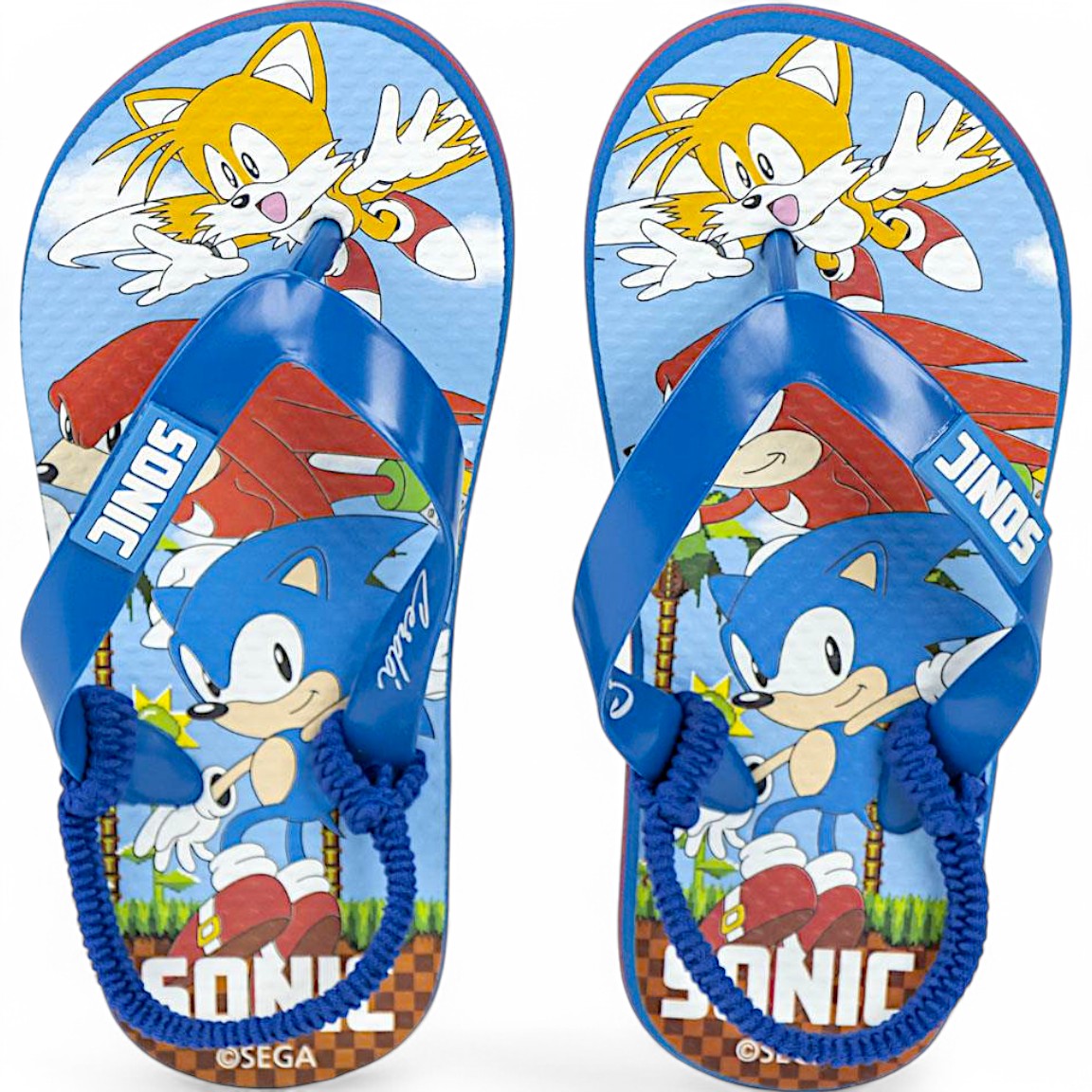 Sonic The Hedgehog Zehentrenner mit Riemchen Gr. 28 - 35