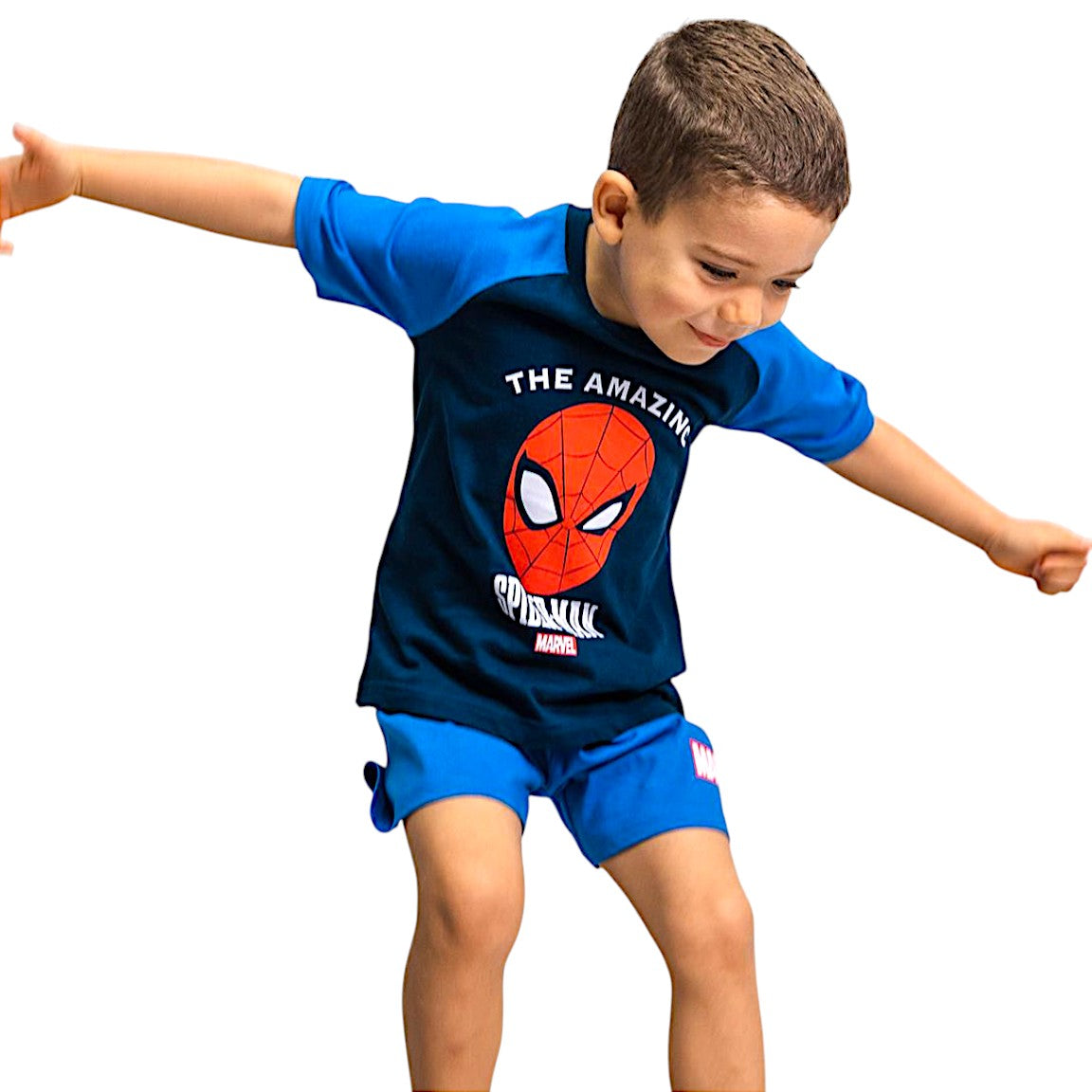 Schlafanzug kurz Spider-Man für Jungen Gr.98-122 cm