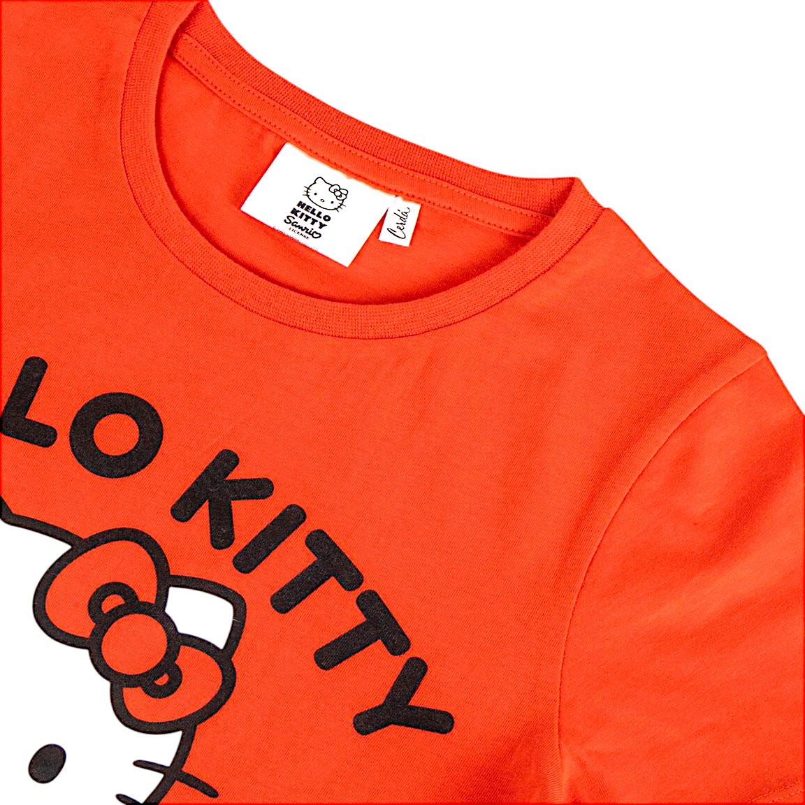 Hello Kitty Set T-Shirt & Shorts für Mädchen Gr. 104 - 146 cm