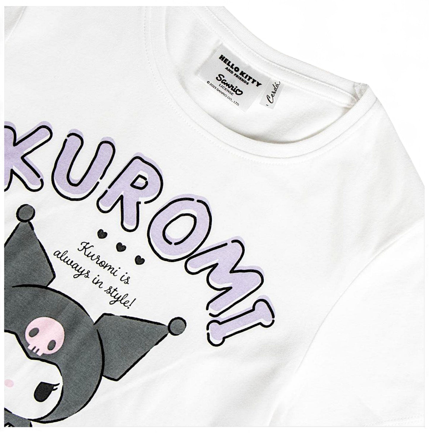 Hello Kitty - Kuromi T-Shirt für Mädchen Gr.128 -158 cm
