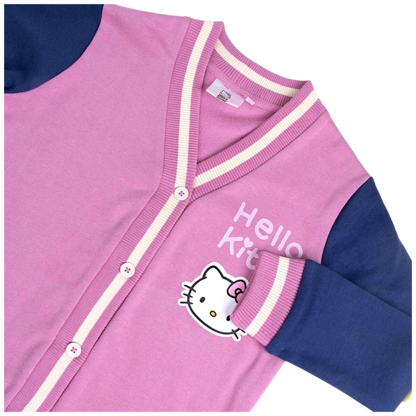 Hello Kitty Sweatjacke für Mädchen Gr. 104 - 140 cm