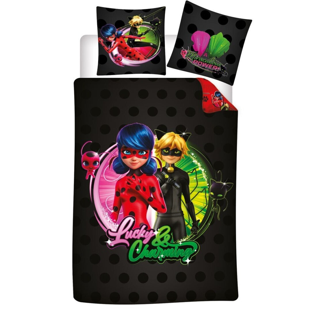Miraculous Kinderbettwäsche Set 2-tlg.135-140 x 200 cm