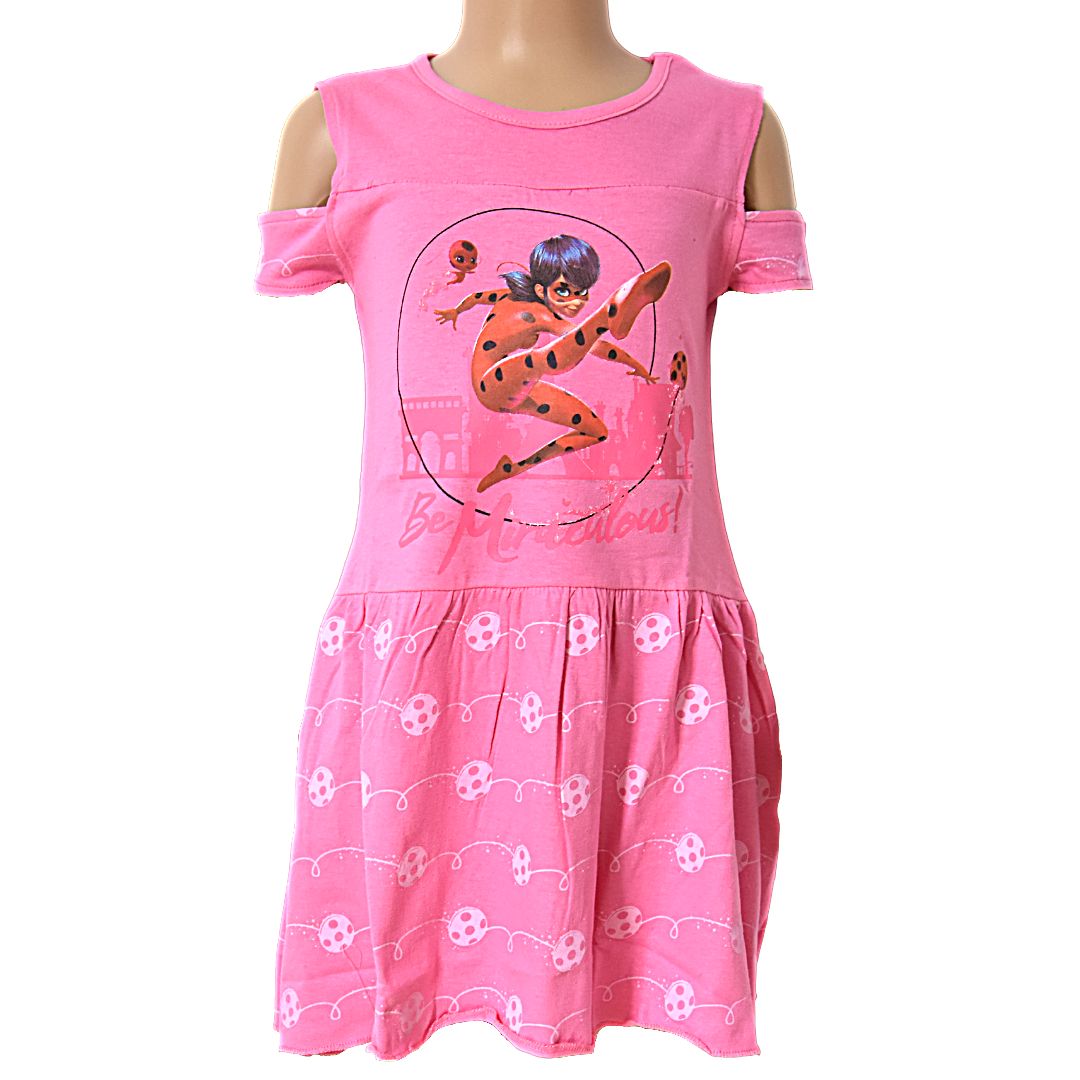 Miraculous Ladybug Off-Shoulder Sommerkleid
