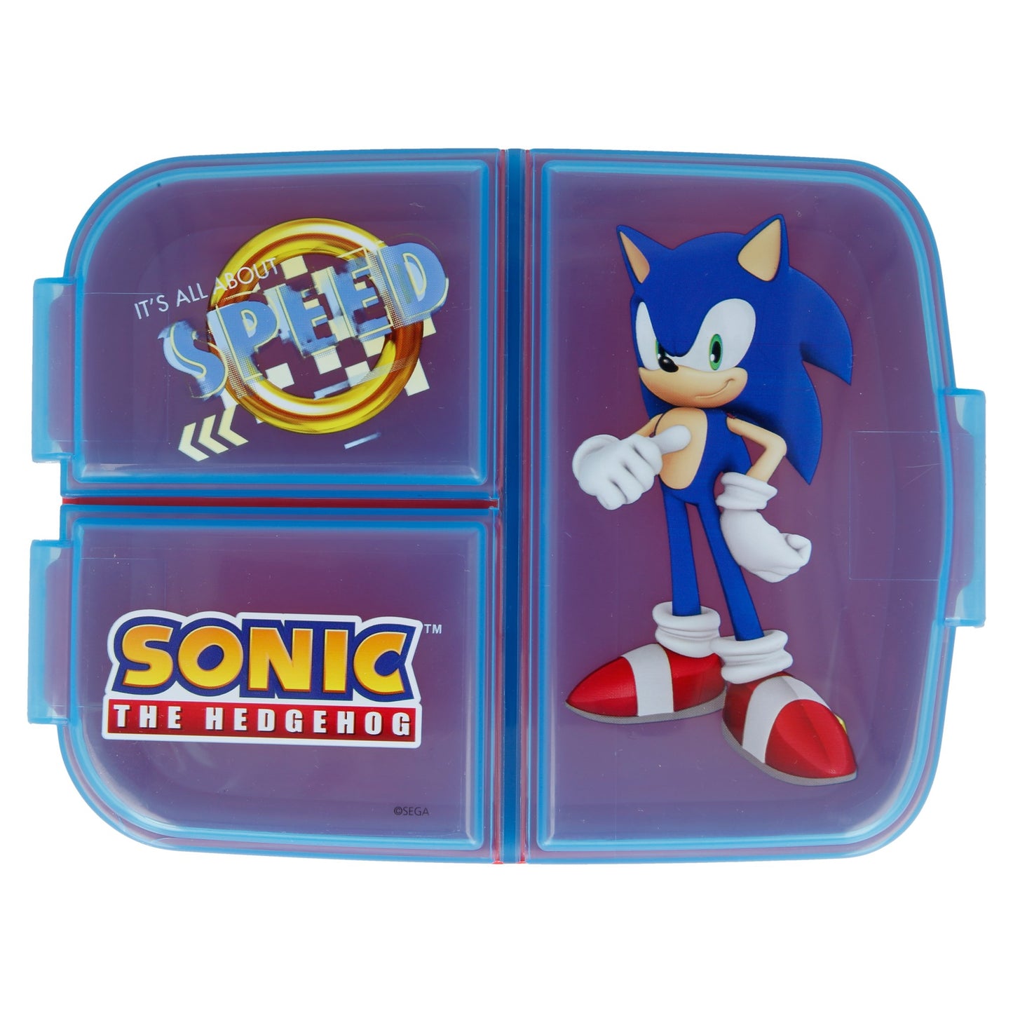 Sonic The Hedgehog Brotdose mit 3-Fach-Unterteilung