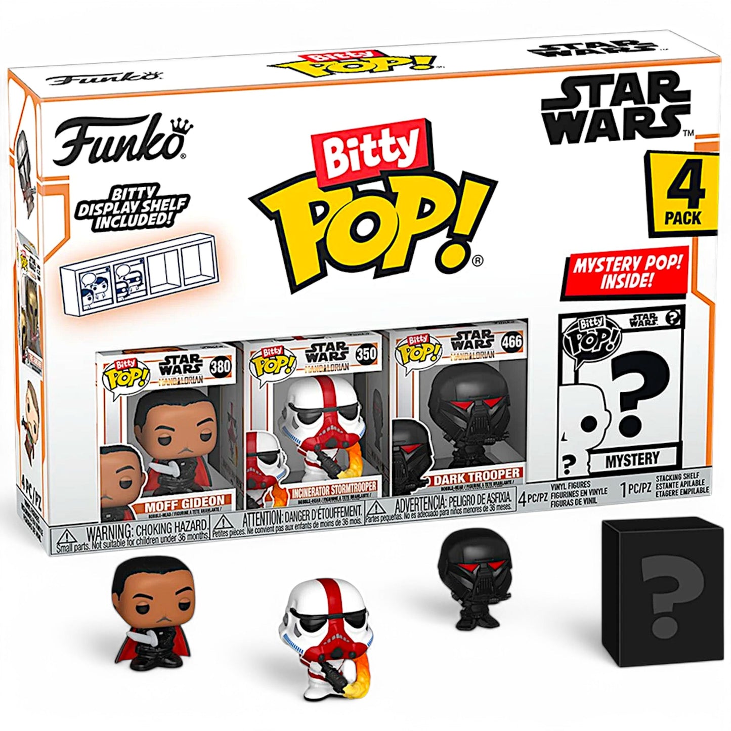 Funko Spielfigur Bitty POP! Star Wars Mandalorian 4er-Pack zum sammeln