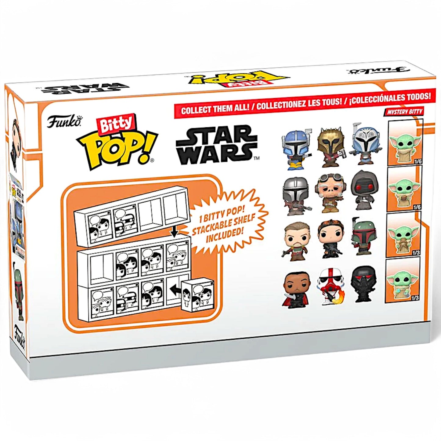 Funko Spielfigur Bitty POP! Star Wars Mandalorian 4er-Pack zum sammeln