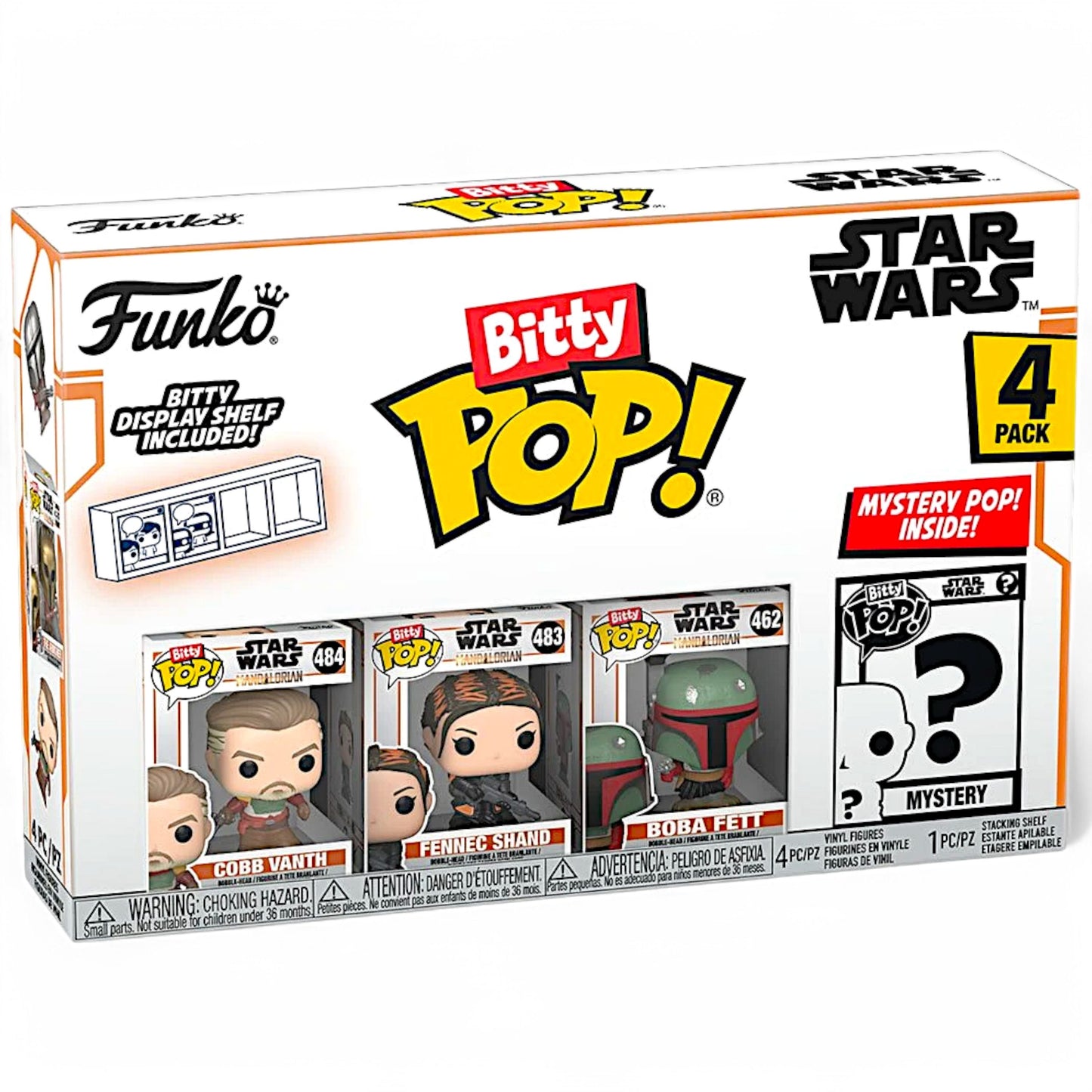 Funko Spielfigur Bitty POP! Star Wars Mandalorian 4er-Pack zum sammeln