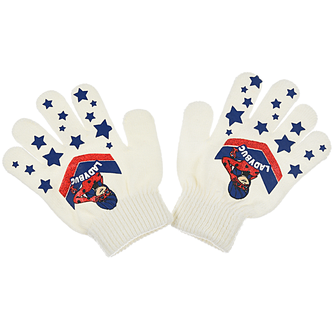 Miraculous Ohrenschützer Set 3-teilig mit Handschuhen
