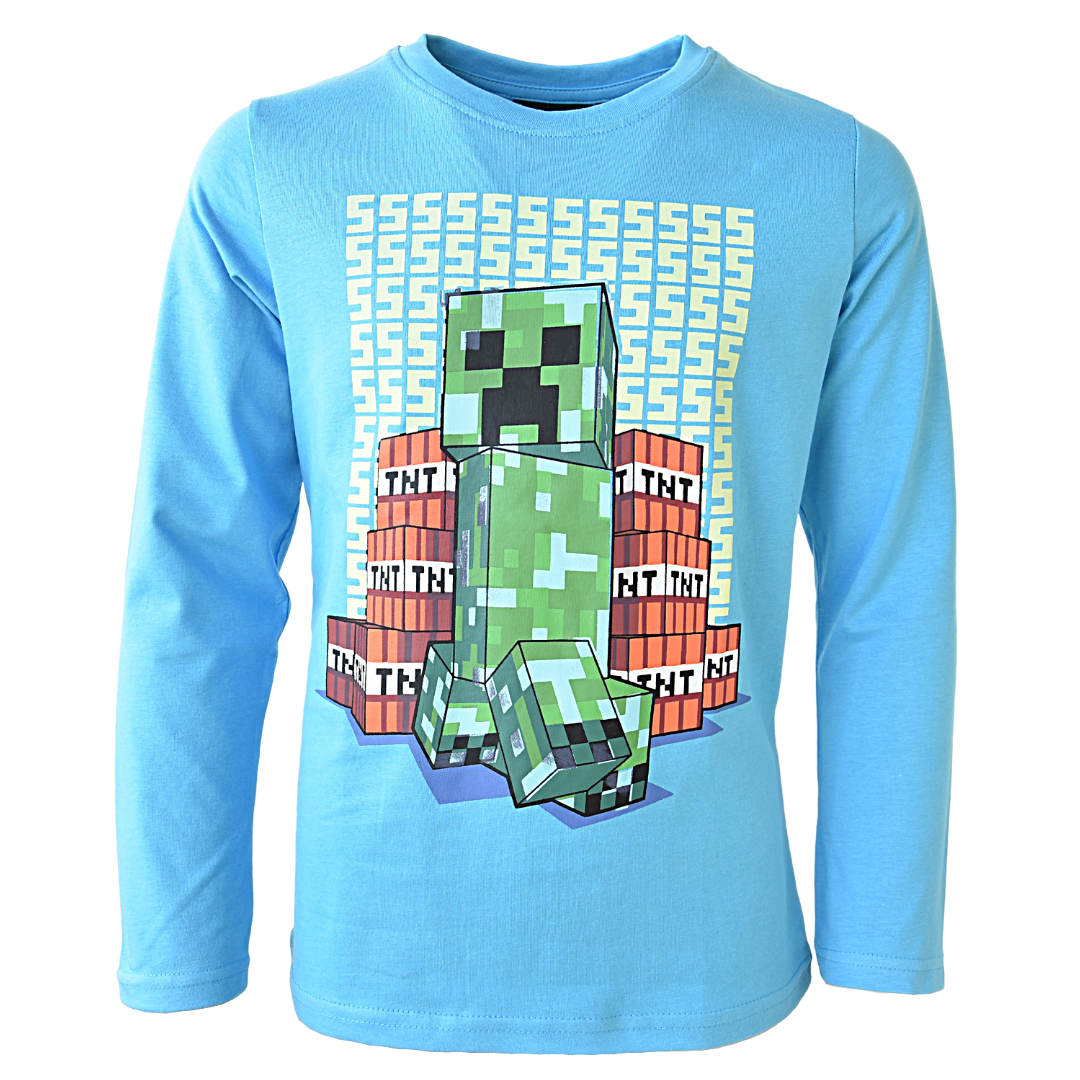 Minecraft Langarmshirt für Jungen