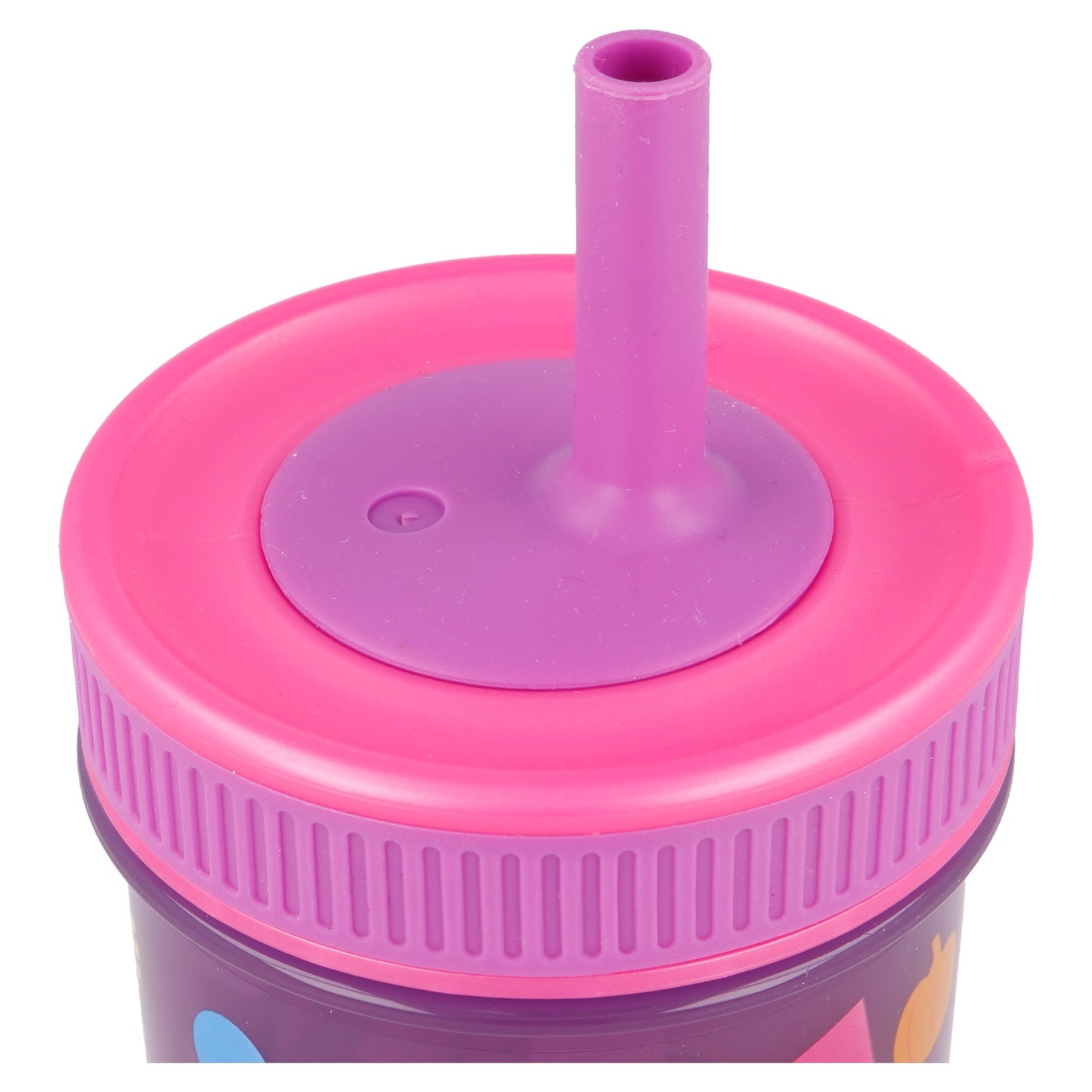 Disney Princess Trinkbecher auslaufsicher 465 ml mit weichem Silikon Trinkhalm