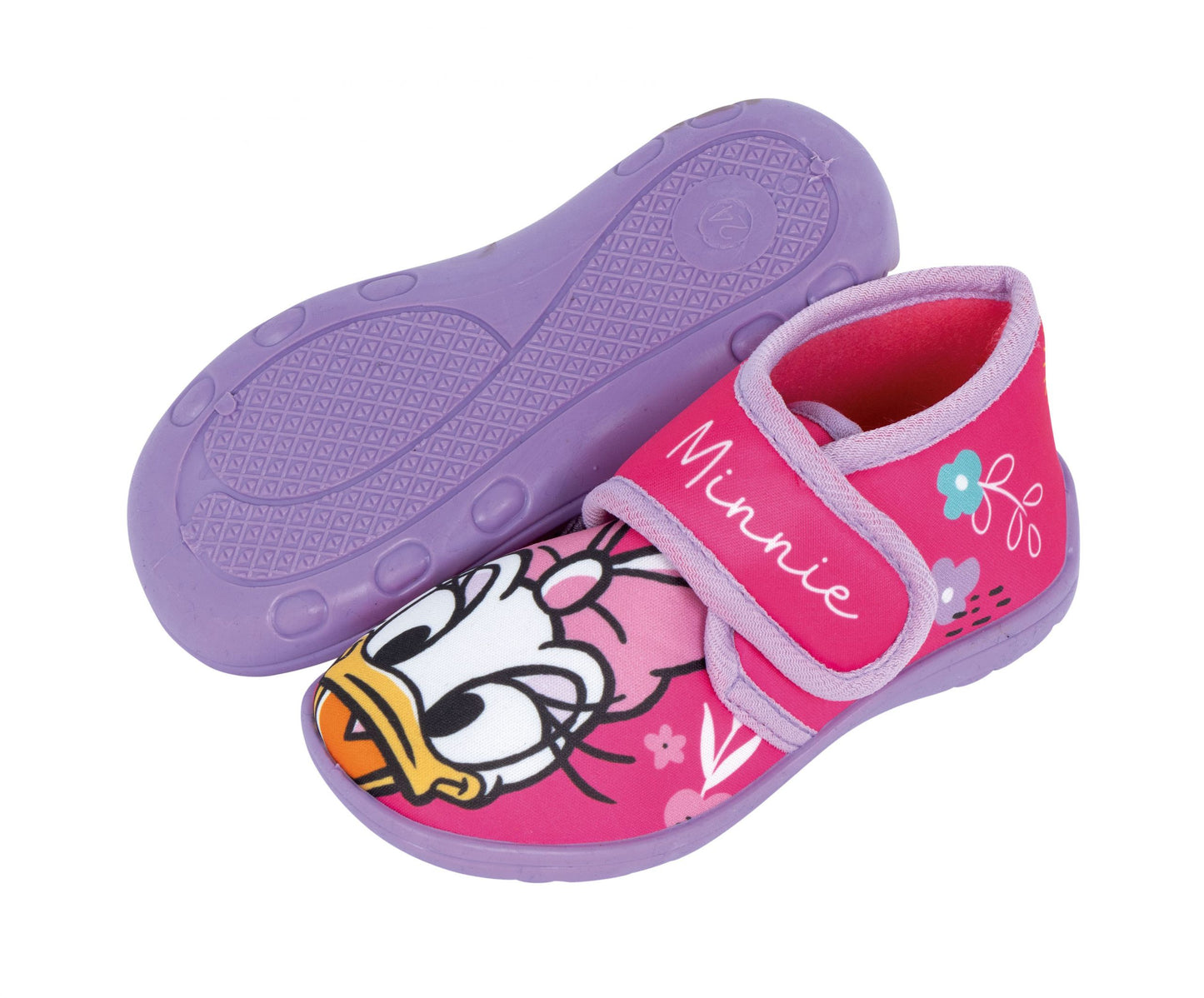 Hausschuhe Minnie Mouse & Daisy mit Klettverschluss Gr. 22-27