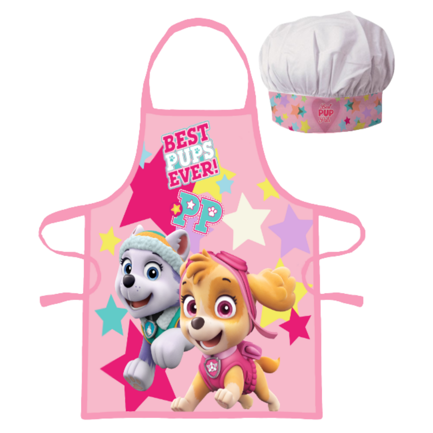 Paw Patrol Skye Kochschürze Set mit Kochmütze für Mädchen