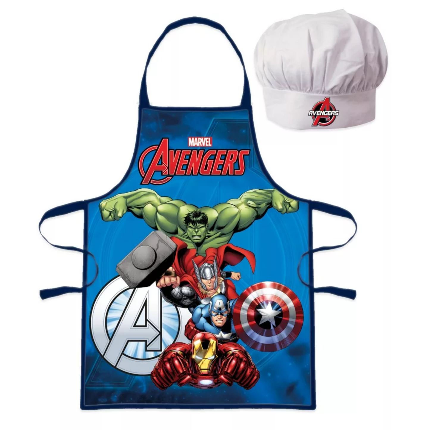 Avengers Kochschürze Set mit Kochmütze