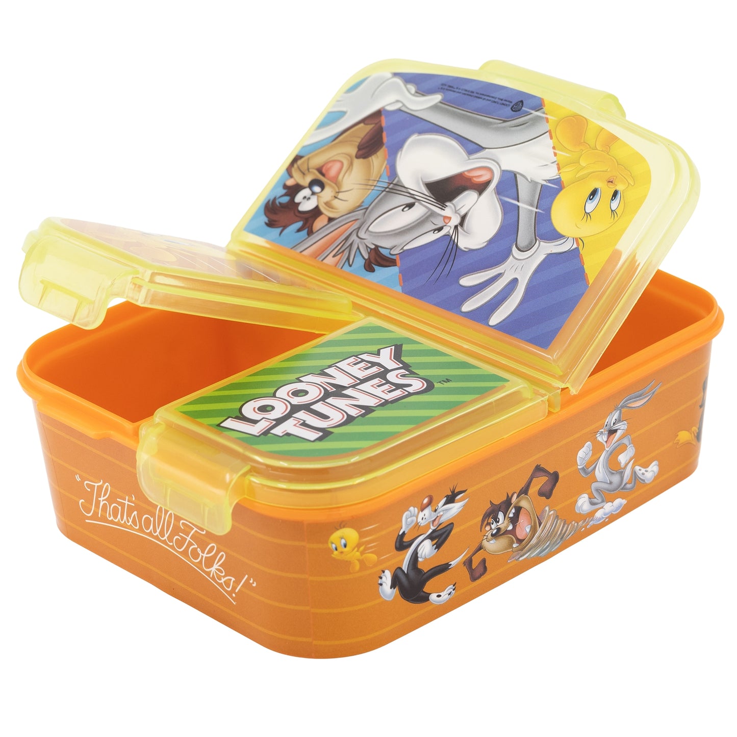 Looney Tunes Brotdose mit 3-Fach-Unterteilung
