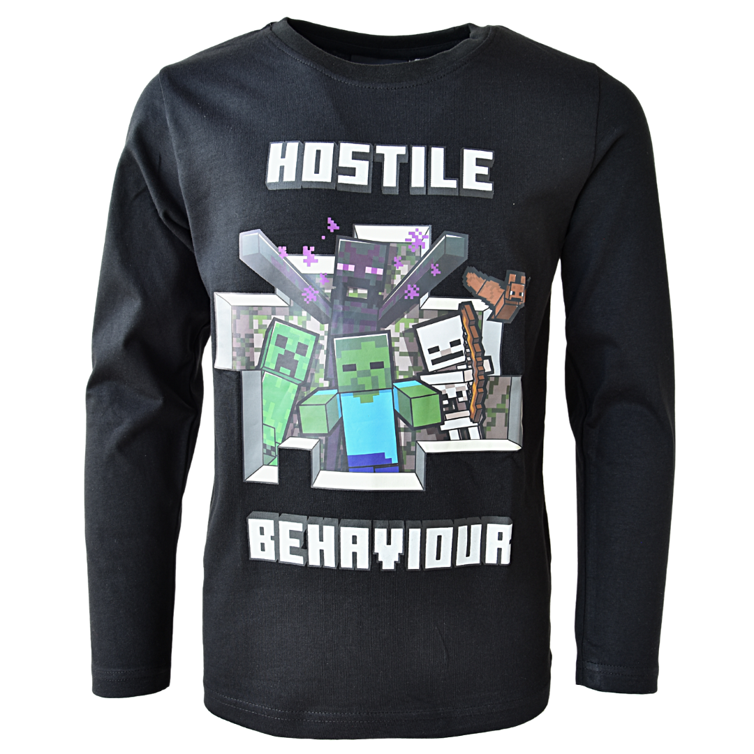 Minecraft Langarmshirt für Jungen