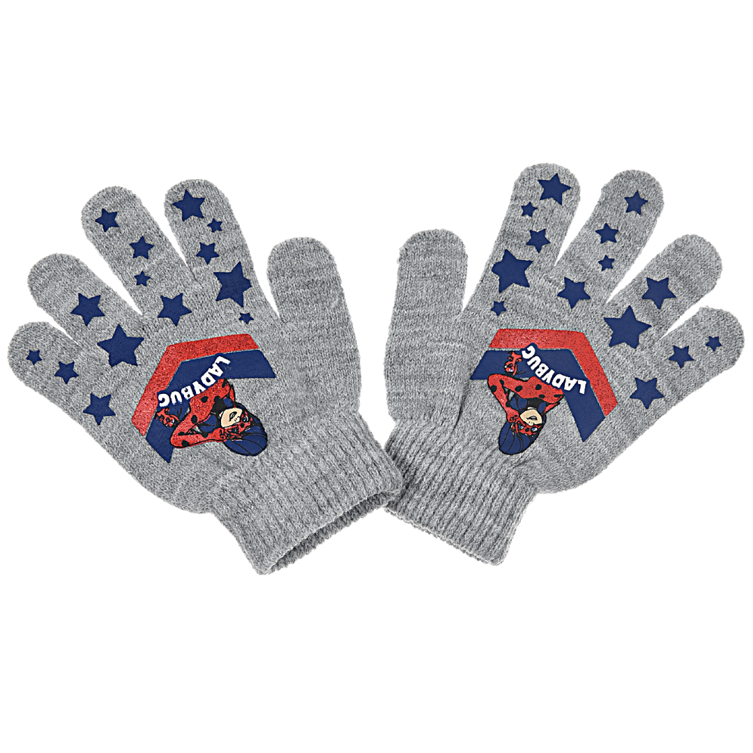 Miraculous Ohrenschützer Set 3-teilig mit Handschuhen
