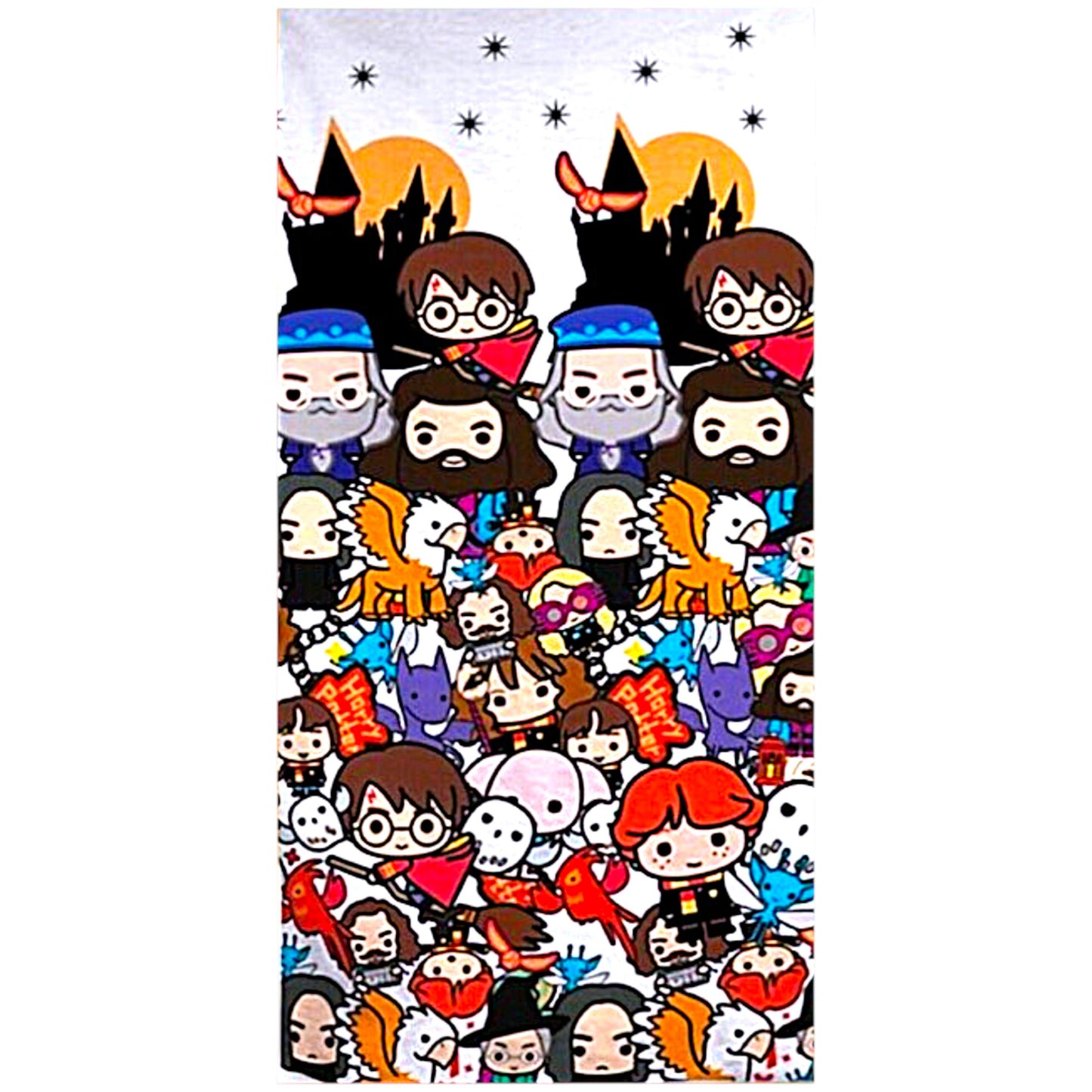 Harry Potter Cartoon Bade-/Strandtuch 70 x 140 cm