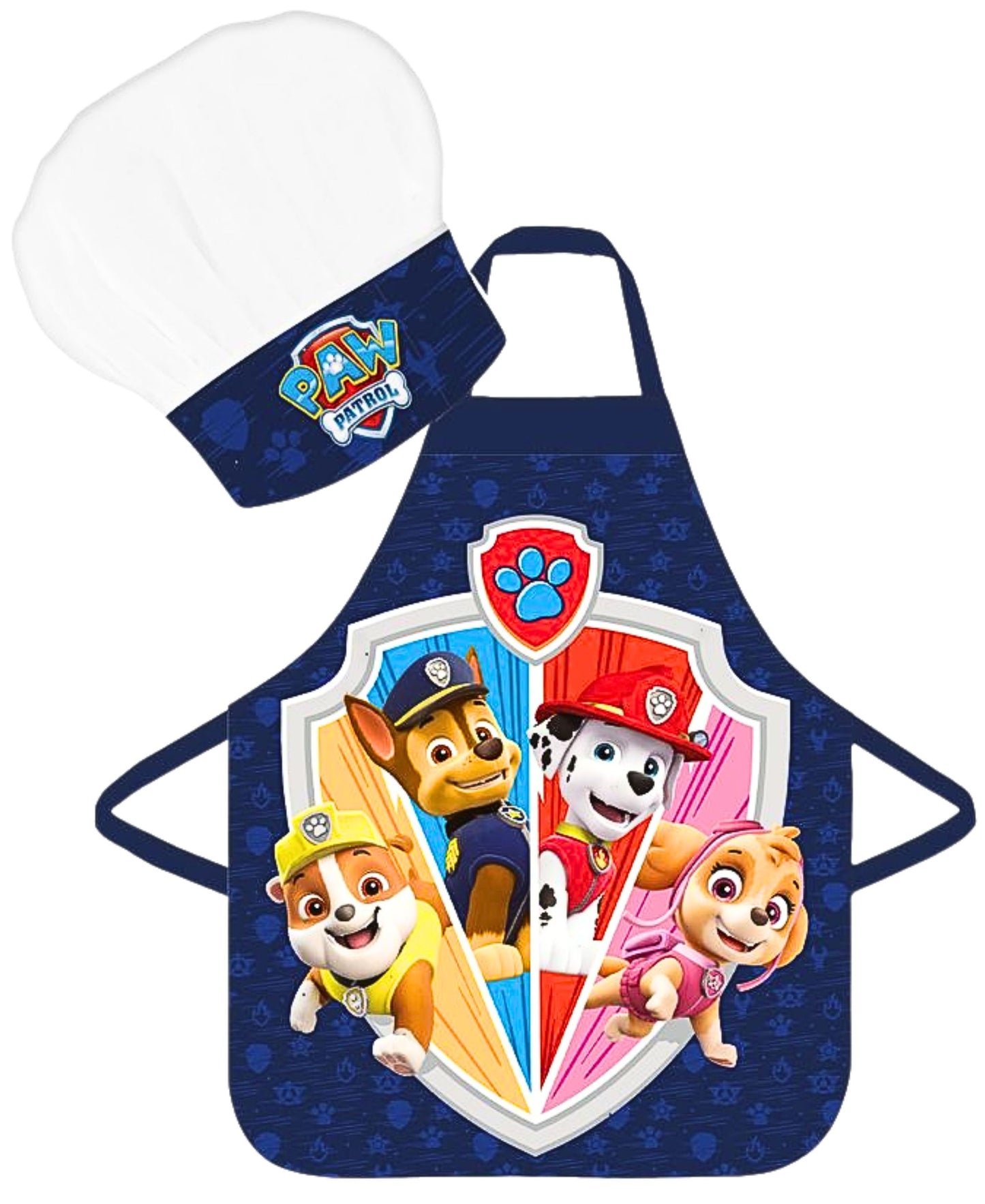 Paw Patrol Kochschürze Set mit Kochmütze