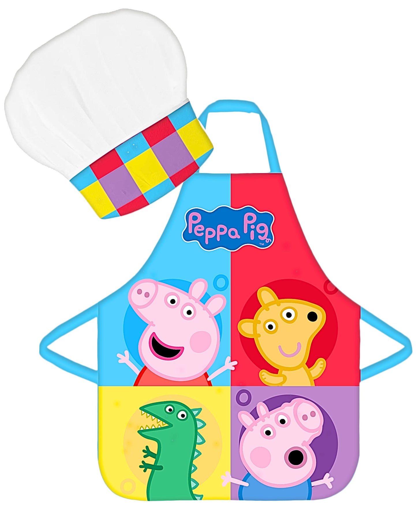Peppa Pig Kochschürze Set mit Kochmütze