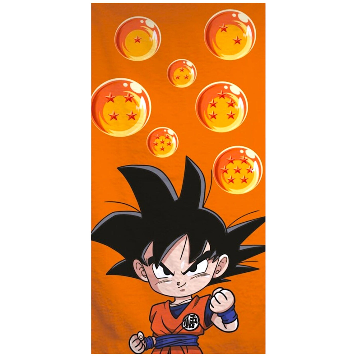 Bade-/Strandtuch Dragon Ball Young Goku 70 x 140 cm