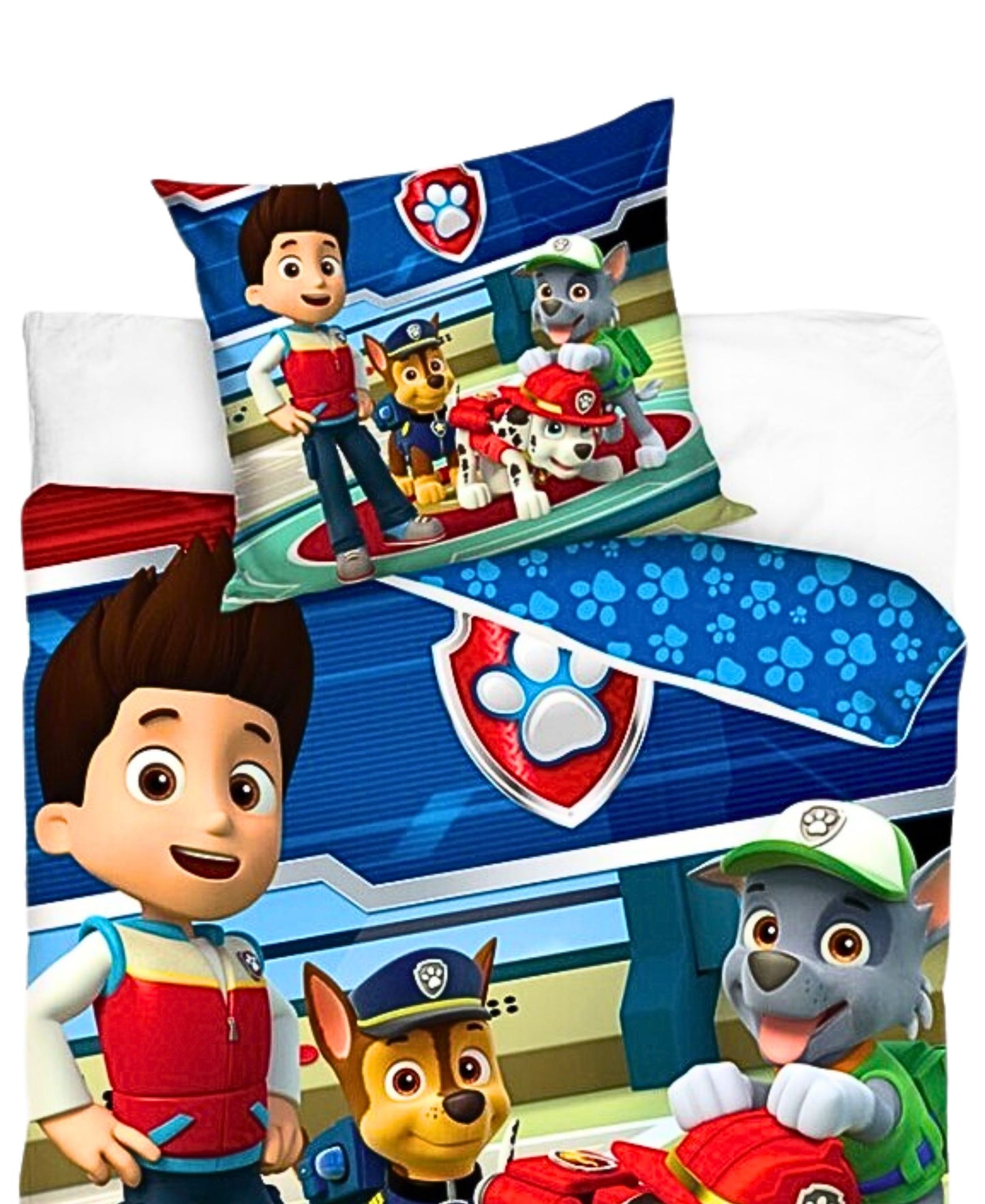 Paw Patrol Wende-Bettwäsche Set 2-tlg. 135-140 x 200 cm