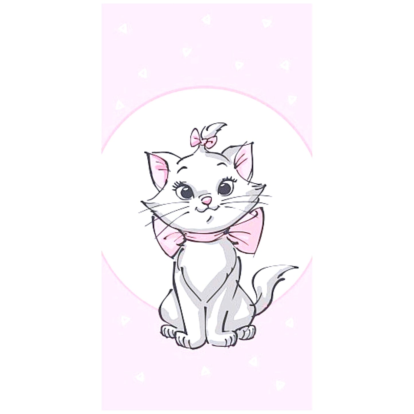 Disney Aristocats Marie Bade-/Strandtuch 70 x 140 cm