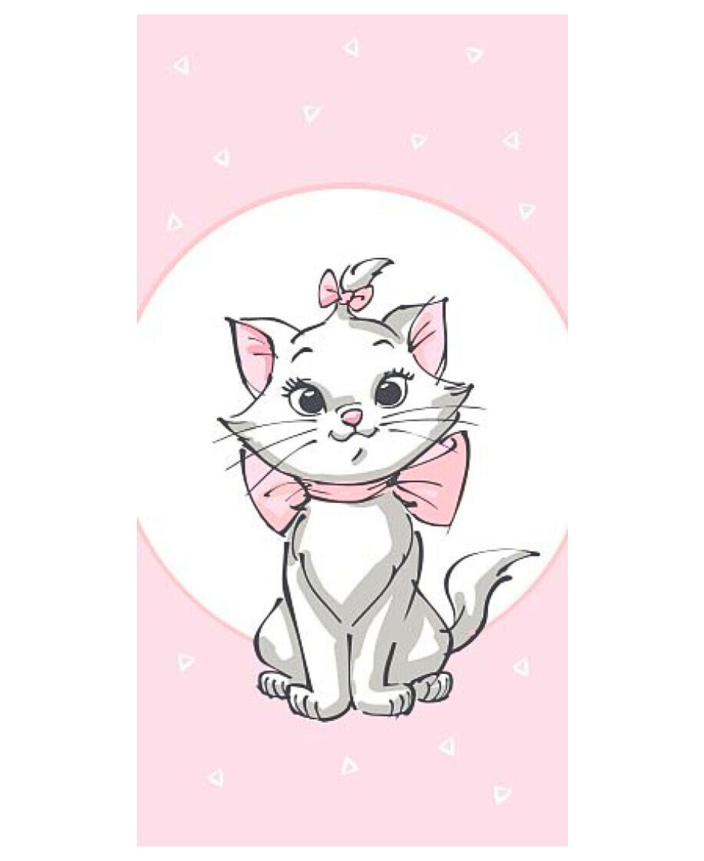 Disney Aristocats Marie Bade-/Strandtuch 70 x 140 cm