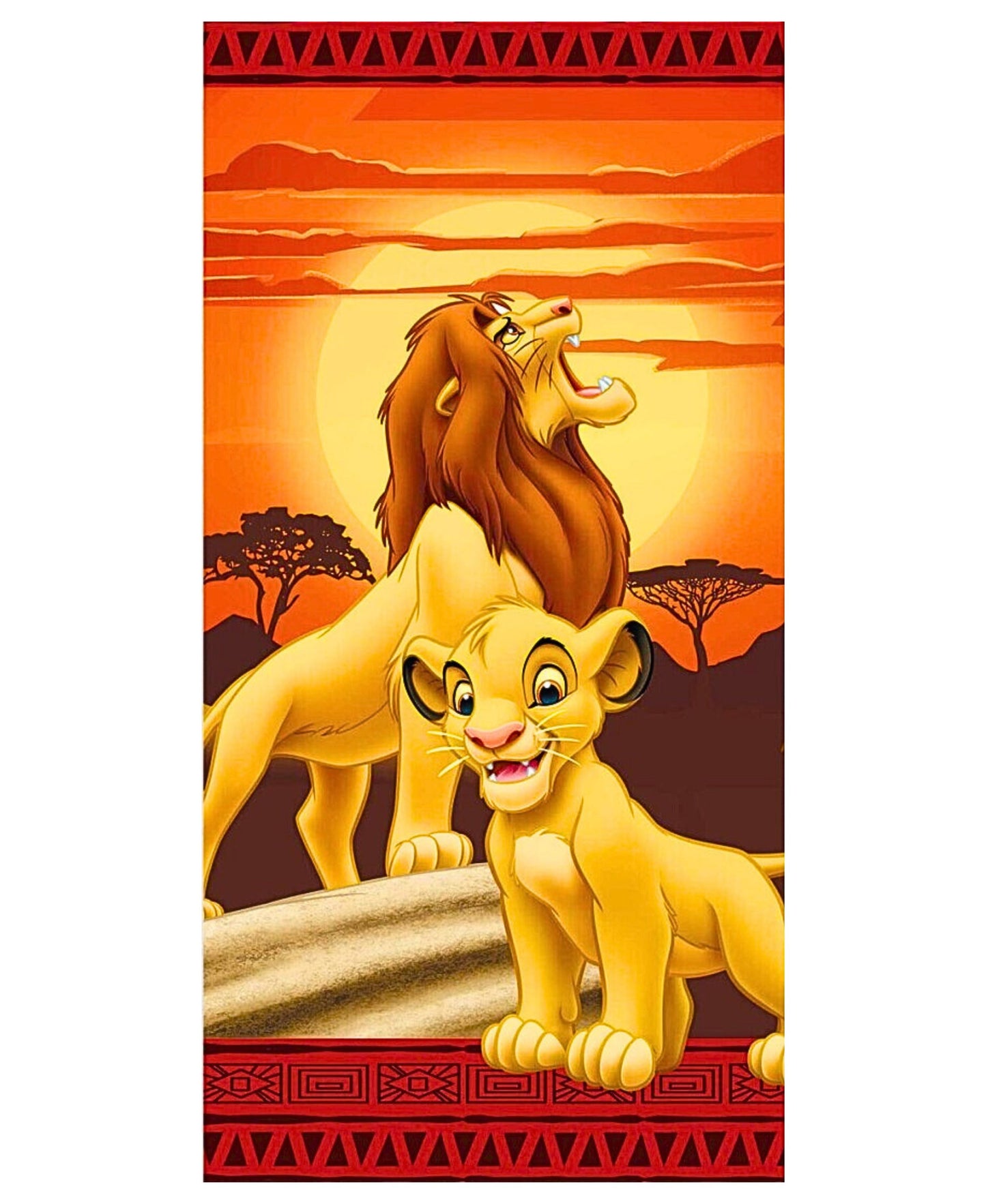 Lion King Bade-/Strandtuch 70 x 140 cm