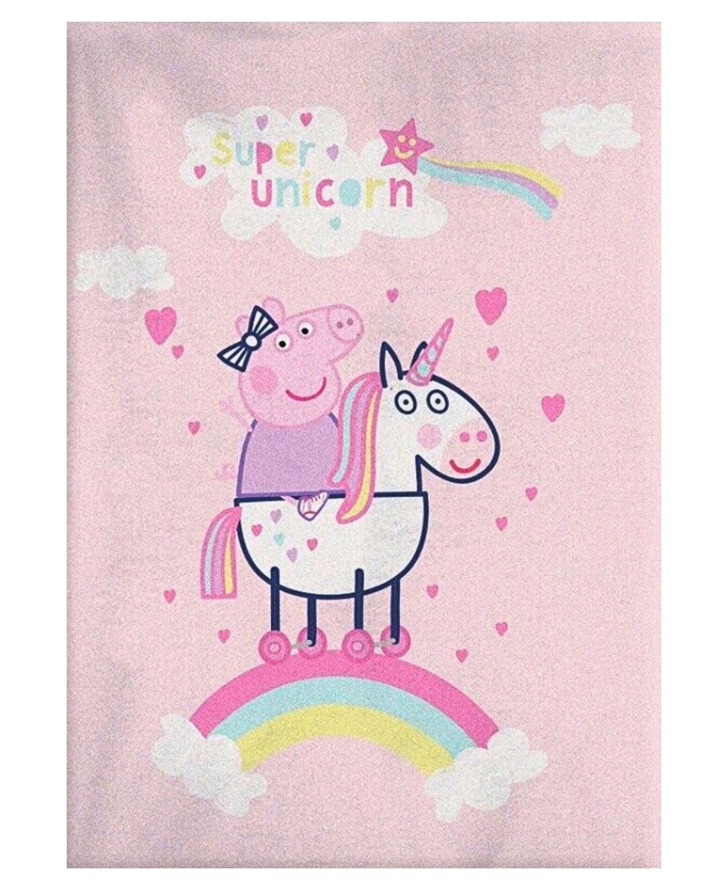 Peppa Pig Fleecedecke für Kinder 140 x 100 cm
