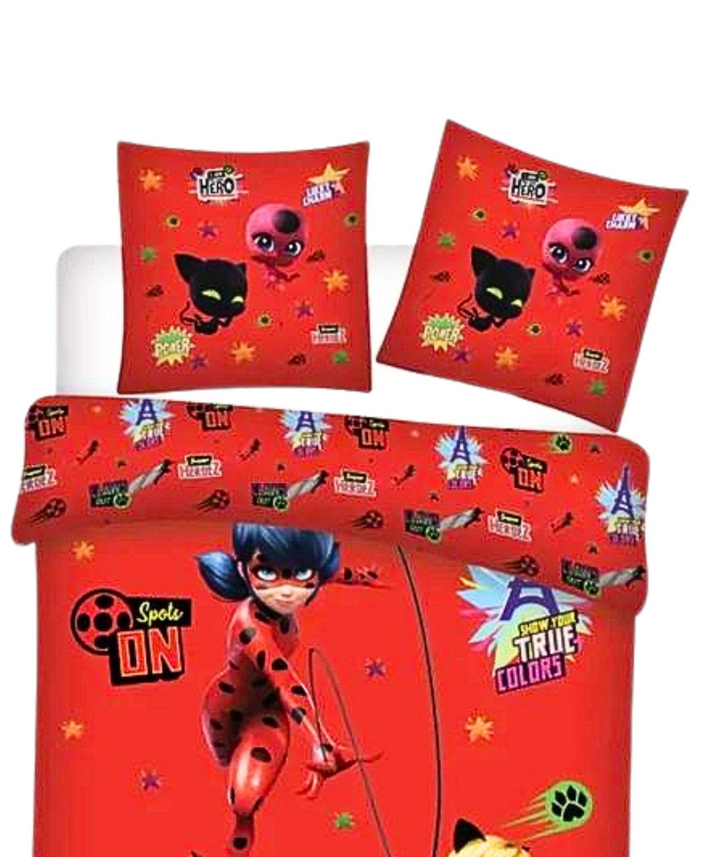 Miraculous Wende-Kinderbettwäsche Set 2-tlg. 135-140 x 200 cm