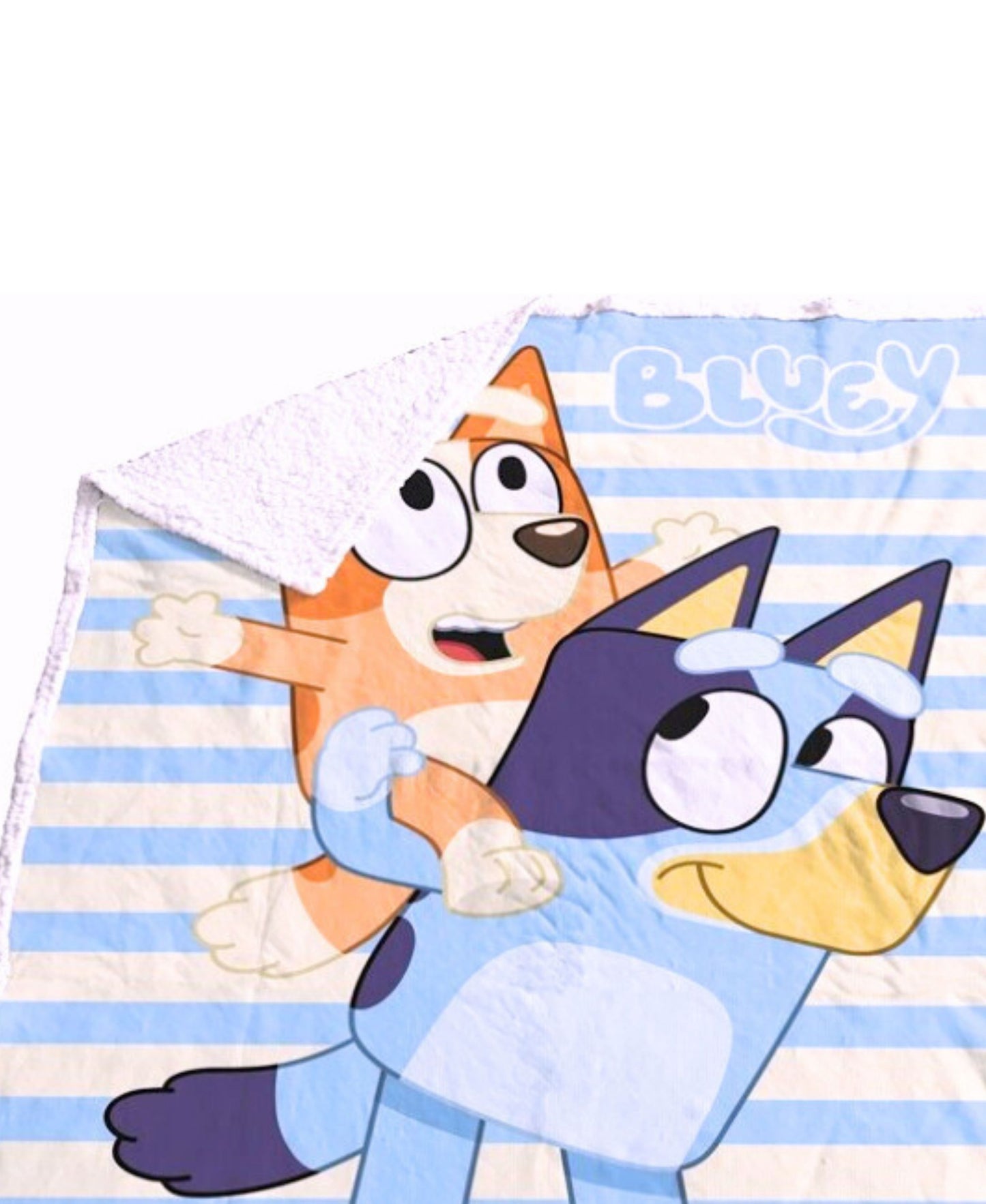 Bluey Sherpa Fleecedecke für Kinder 120 x 150 cm