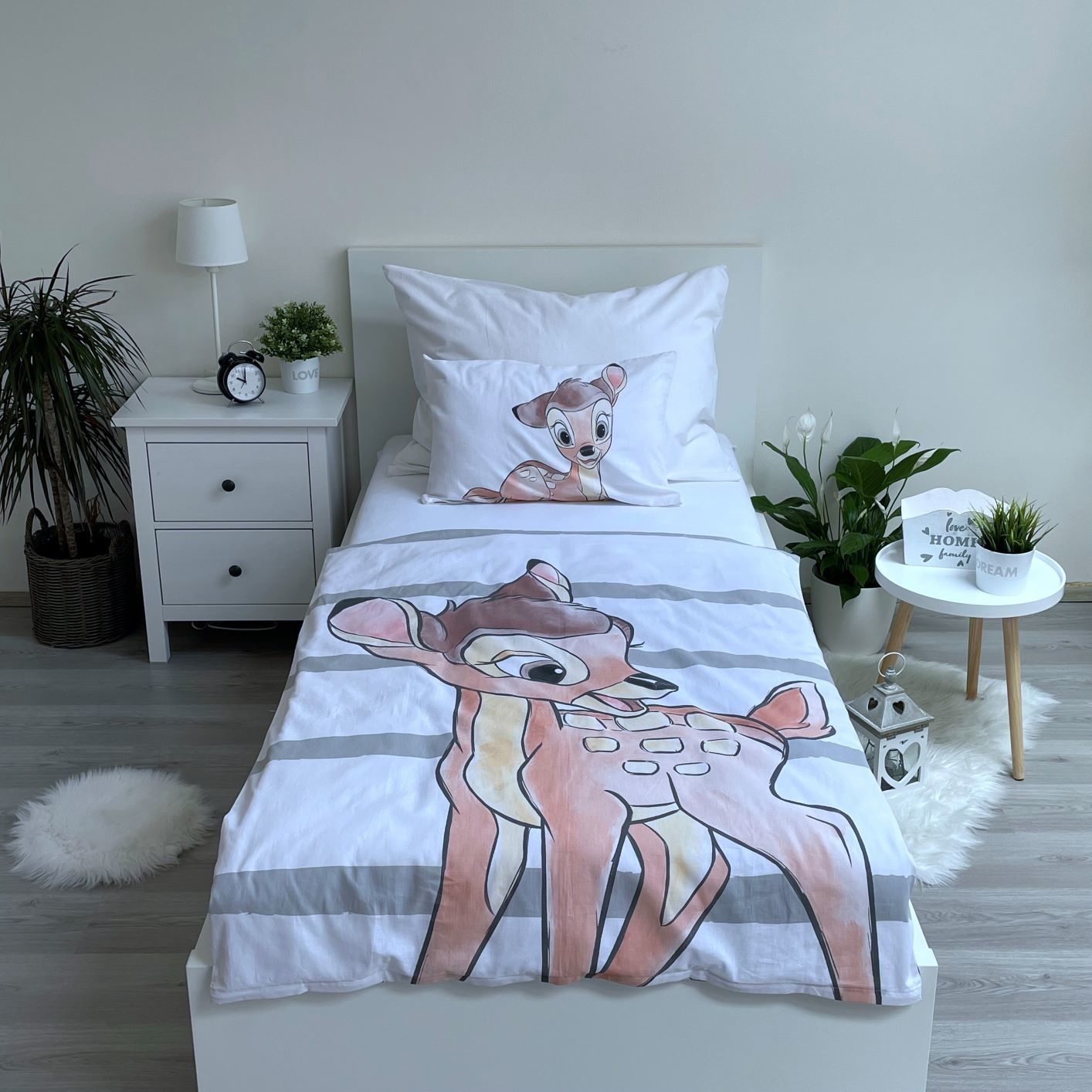 Disney Klassik Bambi Babybettwäsche Set 2-tlg. 100 x 135 cm