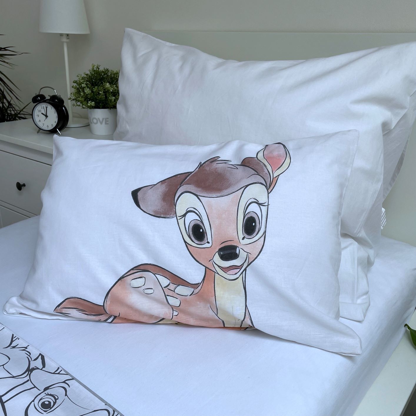 Disney Klassik Bambi Babybettwäsche Set 2-tlg. 100 x 135 cm