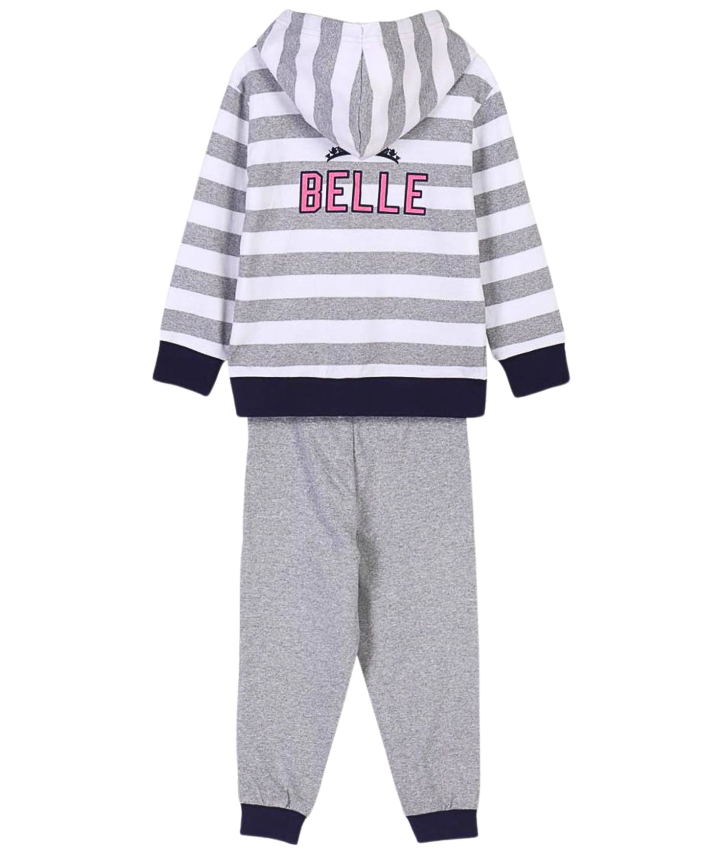 3tlg. Outfit Sweatjacke, Langarmshirt & Hose Disney Princess