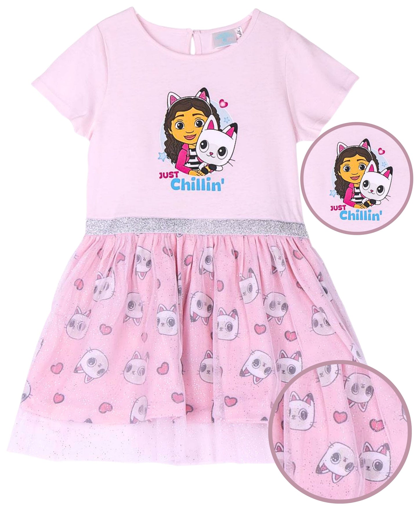 Gabby´s Dollhouse Sommerkleid mit Tüll & Glitzer