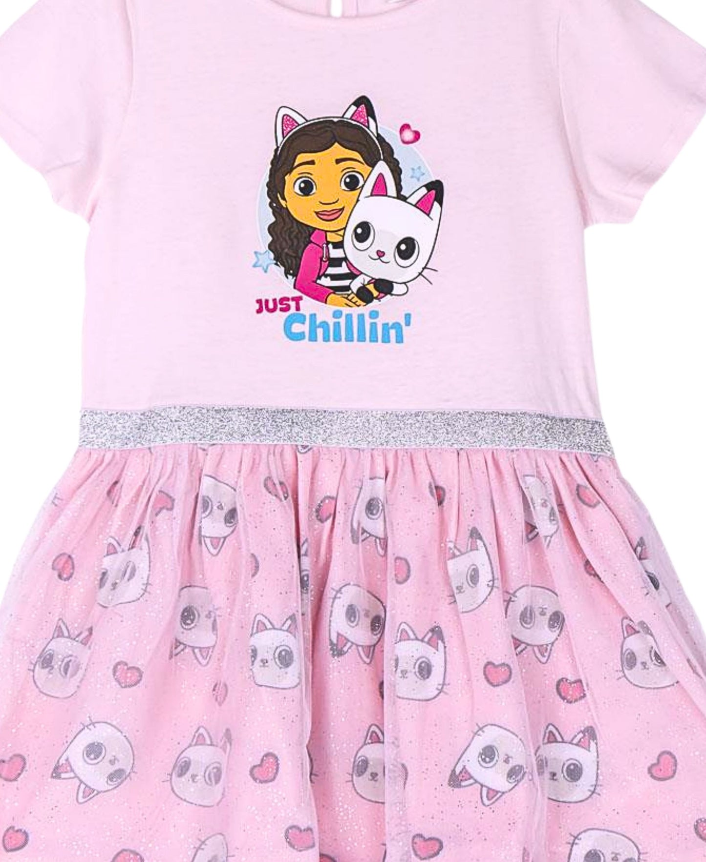 Gabby´s Dollhouse Sommerkleid mit Tüll & Glitzer