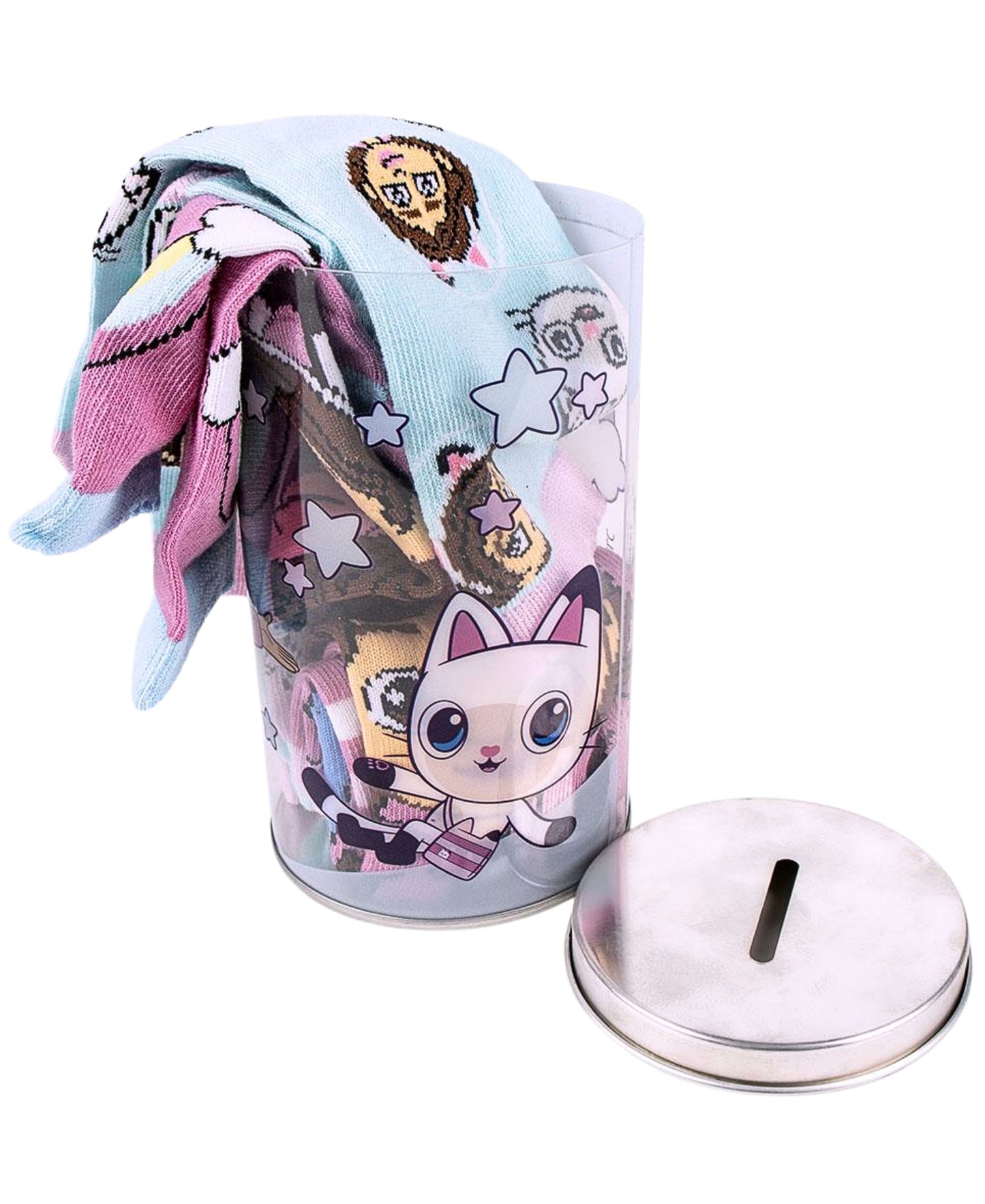 Gabby´s Dollhouse 4er - Pack Socken in Spardose Gr. 23-30